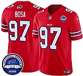 Men's Buffalo Bills #97 Joey Bosa Red F.U.S.E. 2026 Inaugural Season at Highmark Stadium Stitched Jersey Dzhi,baseball caps,new era cap wholesale,wholesale hats