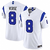 Men's Los Angeles Rams #8 Jared Verse White 2026 F.U.S.E. Vapor Limited Stitched Jersey Dzhi,baseball caps,new era cap wholesale,wholesale hats
