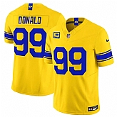 Men's Los Angeles Rams #99 Aaron Donald Yellow 2026 F.U.S.E. With 4- Star C Patch Vapor Limited Stitched Jersey Dzhi,baseball caps,new era cap wholesale,wholesale hats