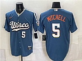 Men's Milwaukee Brewers #5 Garrett Mitchell Mineral Blue 2026 City Connect Stadium Stitched Jersey Dzhi,baseball caps,new era cap wholesale,wholesale hats