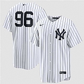 Men's New York Yankees #96 George Lombard Jr White No Name Home Limited Stitched Jersey Dzhi,baseball caps,new era cap wholesale,wholesale hats