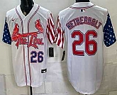 Men's St Louis Cardinals #26 JJ Wetherholt 2026 White Independence Day Vapor Premier Limited Stitched Jersey Dzhi,baseball caps,new era cap wholesale,wholesale hats