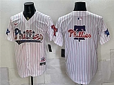 Men's Philadelphia Phillies Team Big Logo White 2026 All-Star & USA 250 Fourth of July Home Stitched Jersey Dzhi,baseball caps,new era cap wholesale,wholesale hats