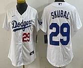 Women's Los Angeles Dodgers #29 Tarik Skubal White Cool Base Stitched Jersey,baseball caps,new era cap wholesale,wholesale hats