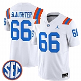Men's Florida Gators #66 Jake Slaughter White '1960s Throwback' F.U.S.E. Vapor Limited Stitched Jersey Dzhi,baseball caps,new era cap wholesale,wholesale hats