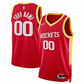 Men's Houston Rockets Actiive Player Custom Red 2026-27 Icon Swingman Stitched Jersey,baseball caps,new era cap wholesale,wholesale hats