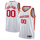 Men's Houston Rockets Actiive Player Custom White 2026-27 Association Swingman Stitched Jersey,baseball caps,new era cap wholesale,wholesale hats