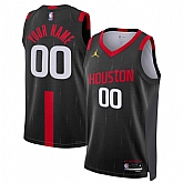 Men's Houston Rockets Actiive Player Custom Black 2026-27 Statement Swingman Stitched Jersey,baseball caps,new era cap wholesale,wholesale hats