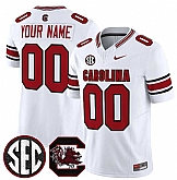 Men's South Carolina Fighting Gamecocks Custom White 2026 F.U.S.E. Stitched Nike Jersey,baseball caps,new era cap wholesale,wholesale hats