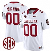 Men's South Carolina Fighting Gamecocks Custom White F.U.S.E. Stitched Jersey,baseball caps,new era cap wholesale,wholesale hats