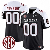 Men's South Carolina Fighting Gamecocks Custom Black White 2026 F.U.S.E. Stitched Nike Jersey,baseball caps,new era cap wholesale,wholesale hats
