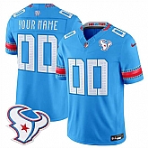 Men's Houston Texans Active Player Custom Blue 2026 F.U.S.E. Rivalries Collection Limited Football Stitched Jersey,baseball caps,new era cap wholesale,wholesale hats