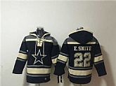 Men's Dallas Cowboys #22 Emmitt Smith Navy Ageless Must-Have Lace-Up Pullover Hoodie,baseball caps,new era cap wholesale,wholesale hats