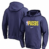Men's Indiana Pacers Nike Spotlight Practice Performance Pullover Hoodie Navy,baseball caps,new era cap wholesale,wholesale hats