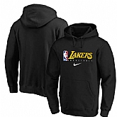 Men's Los Angeles Lakers Nike Spotlight Practice Performance Pullover Hoodie Black,baseball caps,new era cap wholesale,wholesale hats