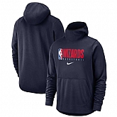 Men's Washington Wizards Nike Spotlight Practice Performance Pullover Hoodie Navy,baseball caps,new era cap wholesale,wholesale hats