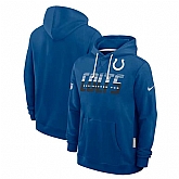 Men's Indianapolis Colts Royal Sideline Standard Issue Top Prospect Dri-FIT Hoodie,baseball caps,new era cap wholesale,wholesale hats