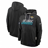 Men's Jacksonville Jaguars Black Sideline Standard Issue Top Prospect Dri-FIT Hoodie,baseball caps,new era cap wholesale,wholesale hats