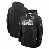 Men's Las Vegas Raiders Black Sideline Standard Issue Top Prospect Dri-FIT Hoodie,baseball caps,new era cap wholesale,wholesale hats