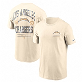 Men's Los Angeles Chargers Natural Freestyle Essential T-Shirt,baseball caps,new era cap wholesale,wholesale hats