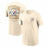 Men's Pittsburgh Steelers Natural Freestyle Essential T-Shirt,baseball caps,new era cap wholesale,wholesale hats