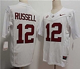 Men's Alabama Crimson Tide #12 Keelon Russell White 2026 F.U.S.E Stitched Football Jersey,baseball caps,new era cap wholesale,wholesale hats