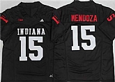 Men's Indiana Hoosiers #15 Fernando Mendoza Black F.U.S.E. Stitched Basketball Jersey,baseball caps,new era cap wholesale,wholesale hats