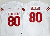 Men's Indiana Hoosiers #80 Charlie Becker White 2026 F.U.S.E. Stitched Basketball Jerseys,baseball caps,new era cap wholesale,wholesale hats