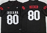 Men's Indiana Hoosiers #80 Charlie Becker Black F.U.S.E. Stitched Basketball Jersey,baseball caps,new era cap wholesale,wholesale hats