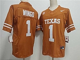 Men's Texas Longhorns #1 Ryan Wingo Orange 2026 F.U.S.E. Stitched Jersey,baseball caps,new era cap wholesale,wholesale hats