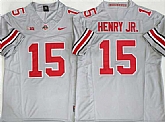 Men's Ohio State Buckeyes #15 Chris Henry Jr Gray 2025 F.U.S.E. Limited Stitched Jersey,baseball caps,new era cap wholesale,wholesale hats