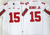 Men's Ohio State Buckeyes #15 Chris Henry Jr White 2025 F.U.S.E. Limited Stitched Jersey,baseball caps,new era cap wholesale,wholesale hats