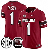 Men's South Carolina Fighting Gamecocks #1 Rahsul Falson Garnet 2026 F.U.S.E. Stitched Nike Jersey Dzhi,baseball caps,new era cap wholesale,wholesale hats