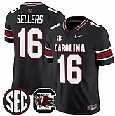 Men's South Carolina Fighting Gamecocks #16 LaNorris Sellers Black 2026 F.U.S.E. Stitched Nike Jersey Dzhi,baseball caps,new era cap wholesale,wholesale hats