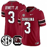 Men's South Carolina Fighting Gamecocks #3 Mazeo Bennett Jr. Garnet 2026 F.U.S.E. Stitched Nike Jersey Dzhi,baseball caps,new era cap wholesale,wholesale hats