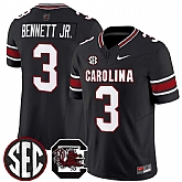 Men's South Carolina Fighting Gamecocks #3 Mazeo Bennett Jr.Black 2026 F.U.S.E. Stitched Nike Jersey Dzhi,baseball caps,new era cap wholesale,wholesale hats