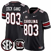 Men's South Carolina Fighting Gamecocks #803 Cock Gang Black 2026 F.U.S.E. Stitched Nike Jersey Dzhi,baseball caps,new era cap wholesale,wholesale hats