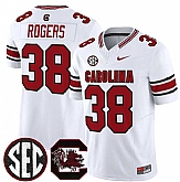 Men's South Carolina Fighting Gamecocks #38 George Rogers  White 2026 F.U.S.E. Stitched Nike Jersey Dzhi,baseball caps,new era cap wholesale,wholesale hats
