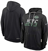 Men's New York Jets Black Sideline Standard Issue Top Prospect Dri-FIT Hoodie,baseball caps,new era cap wholesale,wholesale hats