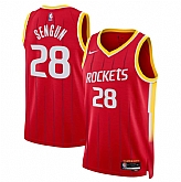 Men's Houston Rockets #28 Alperen Sengun Red 2026-27 Icon Swingman Stitched Jersey Dzhi,baseball caps,new era cap wholesale,wholesale hats
