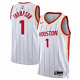 Men's Houston Rockets #1 Amen Thompson White 2026-27 Association Swingman Stitched Jersey Dzhi,baseball caps,new era cap wholesale,wholesale hats