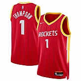 Men's Houston Rockets #1 Amen Thompson Red 2026-27 Icon Swingman Stitched Jersey Dzhi,baseball caps,new era cap wholesale,wholesale hats