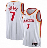 Men's Houston Rockets #7 Kevin Durant White 2026-27 Association Swingman Stitched Jersey Dzhi,baseball caps,new era cap wholesale,wholesale hats