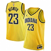 Men's Indiana Pacers #23 Aaron Nesmith Yellow 2026-27 Statement Edition Swingman Stitched Jersey Dzhi,baseball caps,new era cap wholesale,wholesale hats