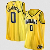 Men's Indiana Pacers #0 Tyrese Haliburton Yellow 2026-27 Statement Edition Swingman Stitched Jersey Dzhi,baseball caps,new era cap wholesale,wholesale hats