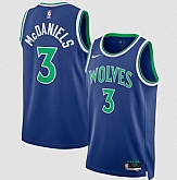 Men's Minnesota Timberwolves #3 Jaden McDaniels Blue 2026-27 Icon Swingman Edition Stitched Jersey Dzhi,baseball caps,new era cap wholesale,wholesale hats