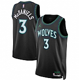 Men's Minnesota Timberwolves #3 Jaden McDaniels Black 2026-27 Statement Swingman Edition Stitched Jersey Dzhi,baseball caps,new era cap wholesale,wholesale hats