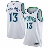 Men's Minnesota Timberwolves #13 Ayo Dosunmu White 2026-27 Association Swingman Edition Stitched Jersey Dzhi,baseball caps,new era cap wholesale,wholesale hats