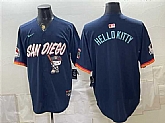 Men's San Diego Padres X Hello Kitty Obsidian 2026 City Connect Stadium Stitched Jersey,baseball caps,new era cap wholesale,wholesale hats