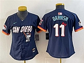 Youth San Diego Padres X Hello Kitty #11 Yu Darvish Obsidian 2026 City Connect Stadium Stitched Jersey,baseball caps,new era cap wholesale,wholesale hats